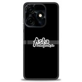 Phoenix Cep Kılıf HD Baskılı Kılıf + SERAMİK TAM KAPLAYAN EKRAN KORUYUCU 397 Beyaz - Yıldız Tecno Spark 10 Pro 4G ile uyumlu