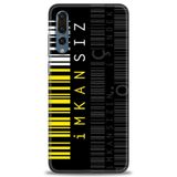 Phoenix Cep Kılıf HD Baskılı Kılıf + SERAMİK TAM KAPLAYAN EKRAN KORUYUCU 400 Siyah - Kahverengi Huawei P20 Pro ile uyumlu