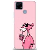 Phoenix Cep Kılıf HD Baskılı Kılıf + SERAMİK TAM KAPLAYAN EKRAN KORUYUCU 402 Beyaz Kalpler Realme C25S ile uyumlu