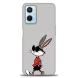 Phoenix Cep Kılıf HD Baskılı Kılıf + SERAMİK TAM KAPLAYAN EKRAN KORUYUCU 403 Beyaz - Kırmızı Oppo A96 4G ile uyumlu