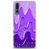 Phoenix Cep Kılıf HD Baskılı Kılıf + SERAMİK TAM KAPLAYAN EKRAN KORUYUCU 421 Beyaz - Siyah Huawei P20 Pro ile uyumlu