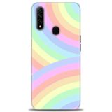 Phoenix Cep Kılıf HD Baskılı Kılıf + SERAMİK TAM KAPLAYAN EKRAN KORUYUCU 425 Beyaz - Turkuaz - Fuşya Oppo A31 ile uyumlu