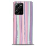 Phoenix Cep Kılıf HD Baskılı Kılıf + SERAMİK TAM KAPLAYAN EKRAN KORUYUCU 426 Beyaz - Mavi - Altın Xiaomi Poco X5 Pro 5G ile uyumlu