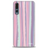Phoenix Cep Kılıf HD Baskılı Kılıf + SERAMİK TAM KAPLAYAN EKRAN KORUYUCU 426 Beyaz - Yeşil Huawei P20 Pro ile uyumlu