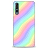 Phoenix Cep Kılıf HD Baskılı Kılıf + SERAMİK TAM KAPLAYAN EKRAN KORUYUCU 427 Beyaz - Yıldız Huawei P20 Pro ile uyumlu