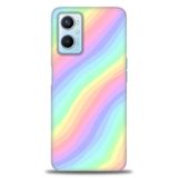 Phoenix Cep Kılıf HD Baskılı Kılıf + SERAMİK TAM KAPLAYAN EKRAN KORUYUCU 427 Siyah - Altın Oppo A96 4G ile uyumlu