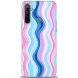 Phoenix Cep Kılıf HD Baskılı Kılıf + SERAMİK TAM KAPLAYAN EKRAN KORUYUCU 429 Beyaz Desenli Realme 6i ile uyumlu