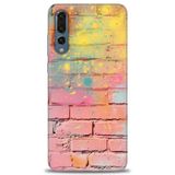 Phoenix Cep Kılıf HD Baskılı Kılıf + SERAMİK TAM KAPLAYAN EKRAN KORUYUCU 432 Beyaz Puantiye Huawei P20 Pro ile uyumlu