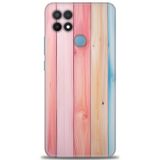 Phoenix Cep Kılıf HD Baskılı Kılıf + SERAMİK TAM KAPLAYAN EKRAN KORUYUCU 433 Beyaz - Altın Oppo A15 ile uyumlu