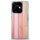 Phoenix Cep Kılıf HD Baskılı Kılıf + SERAMİK TAM KAPLAYAN EKRAN KORUYUCU 433 Beyaz - Mavi Tecno Spark 10 Pro 4G ile uyumlu