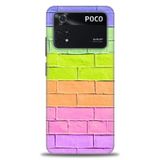 Phoenix Cep Kılıf HD Baskılı Kılıf + SERAMİK TAM KAPLAYAN EKRAN KORUYUCU 439 Beyaz - Kahverengi Xiaomi Poco M4 Pro 4G ile uyumlu