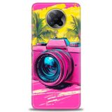 Phoenix Cep Kılıf HD Baskılı Kılıf + SERAMİK TAM KAPLAYAN EKRAN KORUYUCU 442 Beyaz - Mavi Xiaomi Poco F2 Pro ile uyumlu