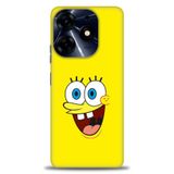 Phoenix Cep Kılıf HD Baskılı Kılıf + SERAMİK TAM KAPLAYAN EKRAN KORUYUCU 451 Beyaz - Taba Tecno Spark 10 Pro ile uyumlu