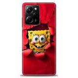 Phoenix Cep Kılıf HD Baskılı Kılıf + SERAMİK TAM KAPLAYAN EKRAN KORUYUCU 458 Siyah - Gül Xiaomi Poco X5 Pro 5G ile uyumlu