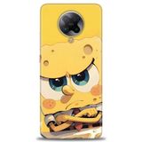 Phoenix Cep Kılıf HD Baskılı Kılıf + SERAMİK TAM KAPLAYAN EKRAN KORUYUCU 459 Beyaz Karbon Xiaomi Poco F2 Pro ile uyumlu