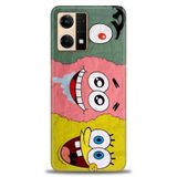 Phoenix Cep Kılıf HD Baskılı Kılıf + SERAMİK TAM KAPLAYAN EKRAN KORUYUCU 460 Beyaz - Kırmızı Oppo Reno 7 ile uyumlu