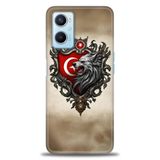 Phoenix Cep Kılıf HD Baskılı Kılıf + SERAMİK TAM KAPLAYAN EKRAN KORUYUCU 461 Beyaz - Sarı Oppo A96 4G ile uyumlu