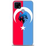 Phoenix Cep Kılıf HD Baskılı Kılıf + SERAMİK TAM KAPLAYAN EKRAN KORUYUCU 462 Siyah - Blur Realme C25S ile uyumlu