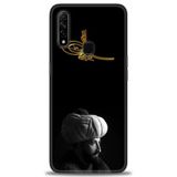 Phoenix Cep Kılıf HD Baskılı Kılıf + SERAMİK TAM KAPLAYAN EKRAN KORUYUCU 465 Beyaz - Mavi - Altın Oppo A31 ile uyumlu