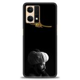 Phoenix Cep Kılıf HD Baskılı Kılıf + SERAMİK TAM KAPLAYAN EKRAN KORUYUCU 465 Beyaz - Mavi - Siyah Oppo Reno 7 ile uyumlu
