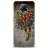 Phoenix Cep Kılıf HD Baskılı Kılıf + SERAMİK TAM KAPLAYAN EKRAN KORUYUCU 467 Siyah - Beyaz - Gri Xiaomi Poco F2 Pro ile uyumlu