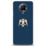 Phoenix Cep Kılıf HD Baskılı Kılıf + SERAMİK TAM KAPLAYAN EKRAN KORUYUCU 470 Siyah - Bordo Xiaomi Poco F2 Pro ile uyumlu