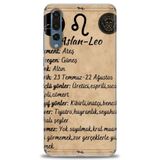 Phoenix Cep Kılıf HD Baskılı Kılıf + SERAMİK TAM KAPLAYAN EKRAN KORUYUCU 475 Beyaz - Yeşil Huawei P20 Pro ile uyumlu