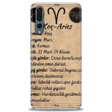 Phoenix Cep Kılıf HD Baskılı Kılıf + SERAMİK TAM KAPLAYAN EKRAN KORUYUCU 479 Beyaz Kalpler Huawei P20 Pro ile uyumlu