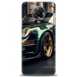 Phoenix Cep Kılıf HD Baskılı Kılıf + SERAMİK TAM KAPLAYAN EKRAN KORUYUCU 486 Beyaz - Kalp Xiaomi Poco F2 Pro ile uyumlu