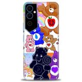 Phoenix Cep Kılıf HD Baskılı Kılıf + SERAMİK TAM KAPLAYAN EKRAN KORUYUCU 493 Siyah - Gold Tecno Pova Neo 2 ile uyumlu