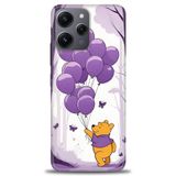 Phoenix Cep Kılıf HD Baskılı Kılıf + SERAMİK TAM KAPLAYAN EKRAN KORUYUCU 59 Beyaz Karbon Xiaomi Redmi 12 ile uyumlu