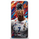 Phoenix Cep Kılıf HD Baskılı Kılıf + SERAMİK TAM KAPLAYAN EKRAN KORUYUCU 6 Beyaz - Pembe Xiaomi Poco F2 Pro ile uyumlu