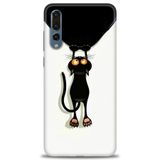 Phoenix Cep Kılıf HD Baskılı Kılıf + SERAMİK TAM KAPLAYAN EKRAN KORUYUCU 61 Beyaz - Fuşya Huawei P20 Pro ile uyumlu