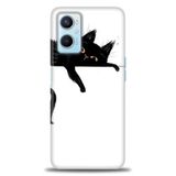 Phoenix Cep Kılıf HD Baskılı Kılıf + SERAMİK TAM KAPLAYAN EKRAN KORUYUCU 63 Beyaz - Mavi Oppo A96 4G ile uyumlu