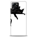 Phoenix Cep Kılıf HD Baskılı Kılıf + SERAMİK TAM KAPLAYAN EKRAN KORUYUCU 63 Siyah - Gold Xiaomi Poco X5 Pro 5G ile uyumlu