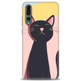Phoenix Cep Kılıf HD Baskılı Kılıf + SERAMİK TAM KAPLAYAN EKRAN KORUYUCU 66 Beyaz - Kalp Huawei P20 Pro ile uyumlu