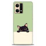Phoenix Cep Kılıf HD Baskılı Kılıf + SERAMİK TAM KAPLAYAN EKRAN KORUYUCU 68 Beyaz - Kırmızı Oppo Reno 7 ile uyumlu