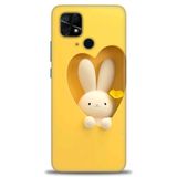 Phoenix Cep Kılıf HD Baskılı Kılıf + SERAMİK TAM KAPLAYAN EKRAN KORUYUCU 71 Beyaz Çicek Desenli Xiaomi Redmi 10C ile uyumlu