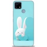 Phoenix Cep Kılıf HD Baskılı Kılıf + SERAMİK TAM KAPLAYAN EKRAN KORUYUCU 73 Siyah - Gold Realme C25S ile uyumlu