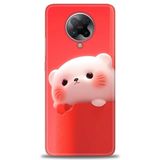 Phoenix Cep Kılıf HD Baskılı Kılıf + SERAMİK TAM KAPLAYAN EKRAN KORUYUCU 75 Siyah - Beyaz - Gri Xiaomi Poco F2 Pro ile uyumlu