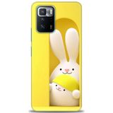 Phoenix Cep Kılıf HD Baskılı Kılıf + SERAMİK TAM KAPLAYAN EKRAN KORUYUCU 76 Beyaz Ahşap Xiaomi Poco X3 GT ile uyumlu
