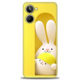 Phoenix Cep Kılıf HD Baskılı Kılıf + SERAMİK TAM KAPLAYAN EKRAN KORUYUCU 76 Beyaz - Yıldız Realme 10 4G ile uyumlu