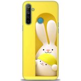 Phoenix Cep Kılıf HD Baskılı Kılıf + SERAMİK TAM KAPLAYAN EKRAN KORUYUCU 76 Siyah - Beyaz Realme 5i ile uyumlu