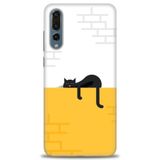 Phoenix Cep Kılıf HD Baskılı Kılıf + SERAMİK TAM KAPLAYAN EKRAN KORUYUCU 79 Beyaz - Taba Huawei P20 Pro ile uyumlu