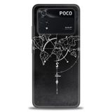 Phoenix Cep Kılıf HD Baskılı Kılıf + SERAMİK TAM KAPLAYAN EKRAN KORUYUCU 87 Siyah - Gümüş Xiaomi Poco M4 Pro 4G ile uyumlu