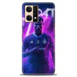 Phoenix Cep Kılıf HD Baskılı Kılıf + SERAMİK TAM KAPLAYAN EKRAN KORUYUCU 9 Beyaz Oppo Reno 7 ile uyumlu