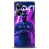 Phoenix Cep Kılıf HD Baskılı Kılıf + SERAMİK TAM KAPLAYAN EKRAN KORUYUCU 9 Beyaz - Pembe Realme 10 Pro Plus ile uyumlu