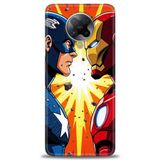 Phoenix Cep Kılıf HD Baskılı Kılıf + SERAMİK TAM KAPLAYAN EKRAN KORUYUCU 93 Beyaz - Kahverengi Xiaomi Poco F2 Pro ile uyumlu