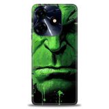 Phoenix Cep Kılıf HD Baskılı Kılıf + SERAMİK TAM KAPLAYAN EKRAN KORUYUCU 94 Beyaz - Kahverengi Tecno Spark 10 Pro ile uyumlu