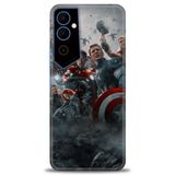 Phoenix Cep Kılıf HD Baskılı Kılıf + SERAMİK TAM KAPLAYAN EKRAN KORUYUCU 98 Siyah - Blur Tecno Pova Neo 2 ile uyumlu